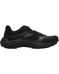 BOSS - Round Toe Low-Top Sneakers - Lyst