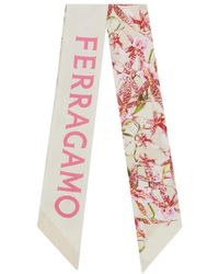 Ferragamo - Ferragamo Gaia Printed Bandeau - Lyst