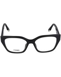 Fendi - Eyewear Butterfly Frame Glasses - Lyst