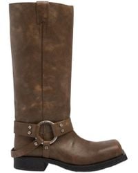 Acne Studios - Square-Toed Short Boots - Lyst