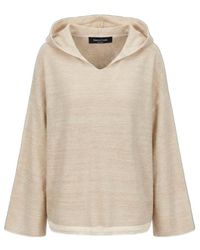 Fabiana Filippi - Lurex Thread Hooded Jumper - Lyst