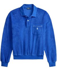 Polo Ralph Lauren - Fleece Polo Sweatshirt - Lyst