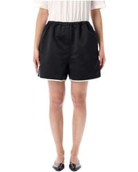 Frankie Shop - Adia Contrast Trim Boxer Shorts - Lyst
