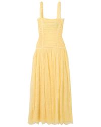 Ulla Johnson - Florelle Pleated Maxi Dress - Lyst