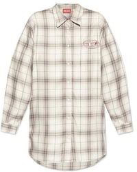 DIESEL - D-Dalis-Q1 Shirt Dress - Lyst