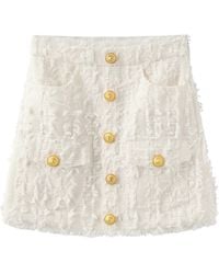 Marissa Chiara - Button Detail Skirt - Lyst