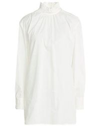 Max Mara - Solid-Color Long-Sleeved Shirt - Lyst