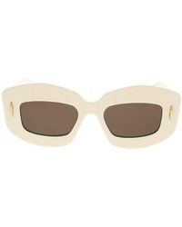 Loewe - Rectangle Frame Sunglasses - Lyst