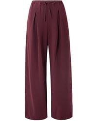 Theory - Pleated Drawstring Casual Pants - Lyst