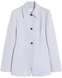 Max Mara - Fitted Gabardine Shirt Jacket - Lyst