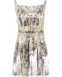 Rabanne - Rabanne Lace Detailed Strapped Top - Lyst