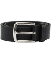 DIESEL - Logo Detailed Buckle Belt - Lyst