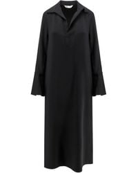 Max Mara - Ossola Collared Long-Sleeved Dress - Lyst