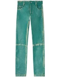 DIESEL - P-Ocket Leather Trousers - Lyst