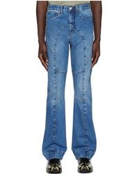 Edward Cuming - Patchwork Denim Pants - Lyst