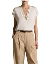 Vince - V-Neck Sleeveless Top - Lyst