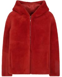 Yves Salomon - Long-Sleeve Hooded Jacket - Lyst