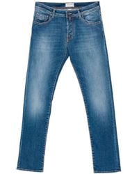 Jacob Cohen - Faded Straight-Leg Jeans - Lyst