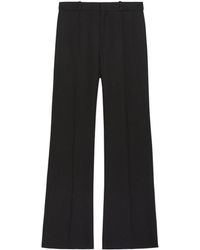 Chloé - Cotton High-Rise Flared Trousers - Lyst