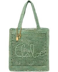 Chloé - Chloé Summer Banana Logo Detailed Tote Bag - Lyst