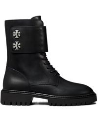 Tory Burch - Turnlock Lug Boots - Lyst