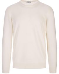 Fedeli - Long-Sleeved Crewneck Jumper - Lyst