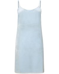 Prada - Velvet Slip Dress - Lyst