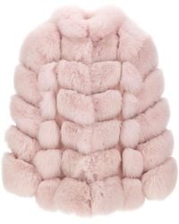 FRAME - Fox Fur Coat - Lyst