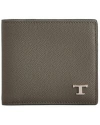 Tod's - Logo-Plaque Bi-Fold Wallet - Lyst