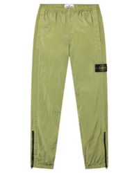 Stone Island - Logo-Patch Elasticated Waistband Trousers - Lyst