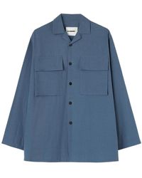Jil Sander - Flap Pocket Long-Sleeved Shirt - Lyst
