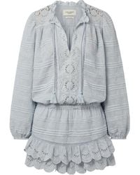 Isabel Marant - Étoile Preya Embroidered Mini Dress - Lyst