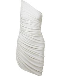 Norma Kamali - Diana One-Shoulder Ruched Mini Dress - Lyst