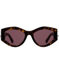 Gucci - Eyewear Oval Frame Sunglasses - Lyst