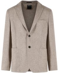 ZEGNA - Single-Breasted Patch-Pocket Blazer - Lyst