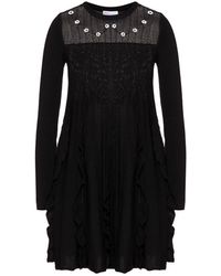 RED Valentino - Lace Embroidered Dress - Lyst