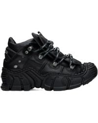 Vetements - Leather High-Top Sneakers - Lyst
