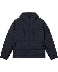 Stone Island - Zip-Up Hooded Jacket - Lyst