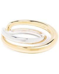 Charlotte Chesnais - Initial Two-Tone Design Ring - Lyst