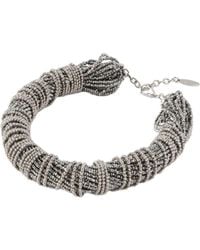 Brunello Cucinelli - Beaded Necklace - Lyst