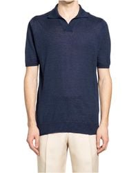 Lardini - Short-Sleeved Polo Shirt - Lyst
