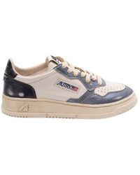 Autry - Medalist Super Vintage Lace-Up Sneakers - Lyst