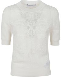 Ermanno Scervino - Short-Sleeved Knitwear - Lyst