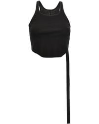 Rick Owens - Cropped Tank Top - Lyst
