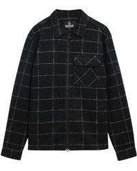 Barbour - Check-Pattern Zip-Up Jacket - Lyst