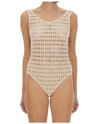 Alysi - Macrame Bodysuit - Lyst