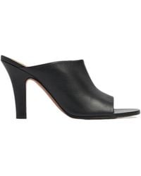 The Row - 90Mm Signum Heeled Leather Mules - Lyst