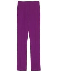 Max Mara - High Waist Slim Casual Pants - Lyst