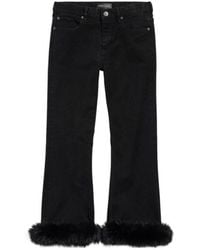 Balenciaga - Flared Trim Detailed Pants - Lyst
