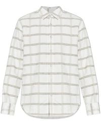 Rag & Bone - Checked Pattern Long-Sleeved Shirt - Lyst